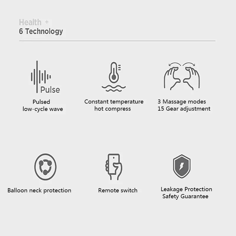 PulseRelax™- Trådlös nackmassager