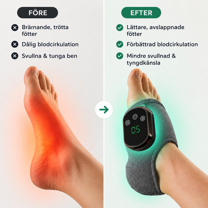 Ankora™ Fotledsstöd med värme & massage