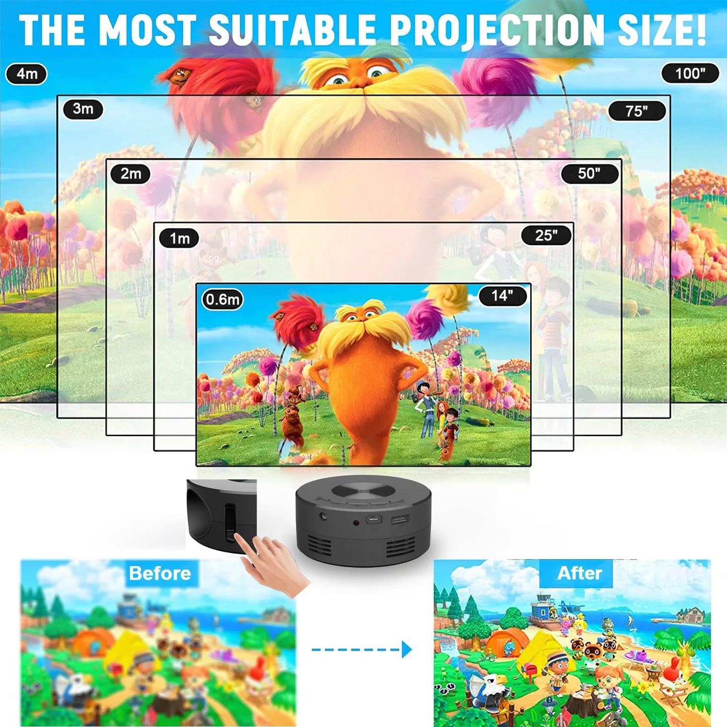 Produktnamn - Ultrasmall portabel projektor